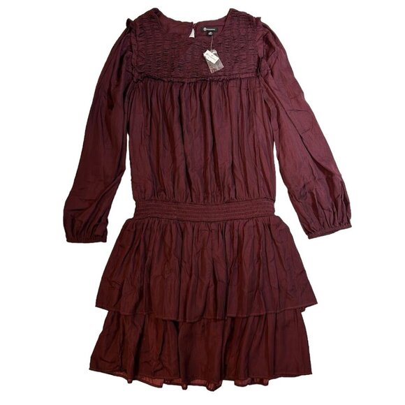 Versona‎ Women's Purple Smocked Blouson Dress M - Picture 1 of 10